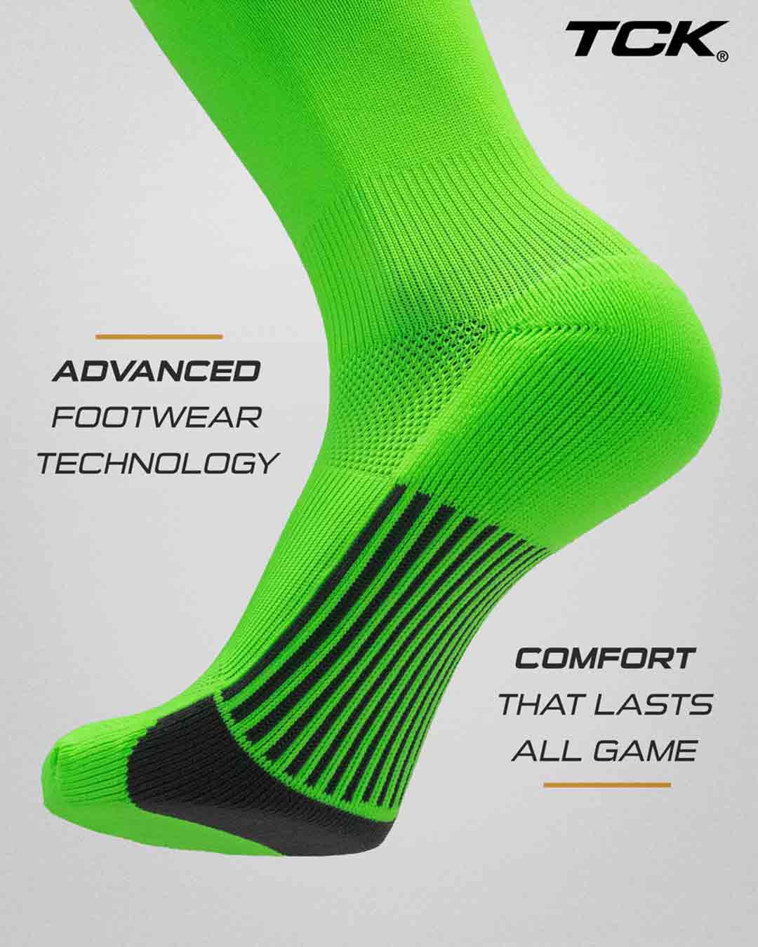 TCK Over the Knee Football & Flag Socks - Made in USA