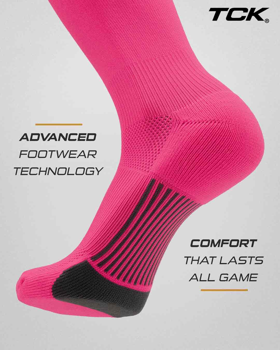 TCK Over the Knee Football & Flag Socks - Made in USA