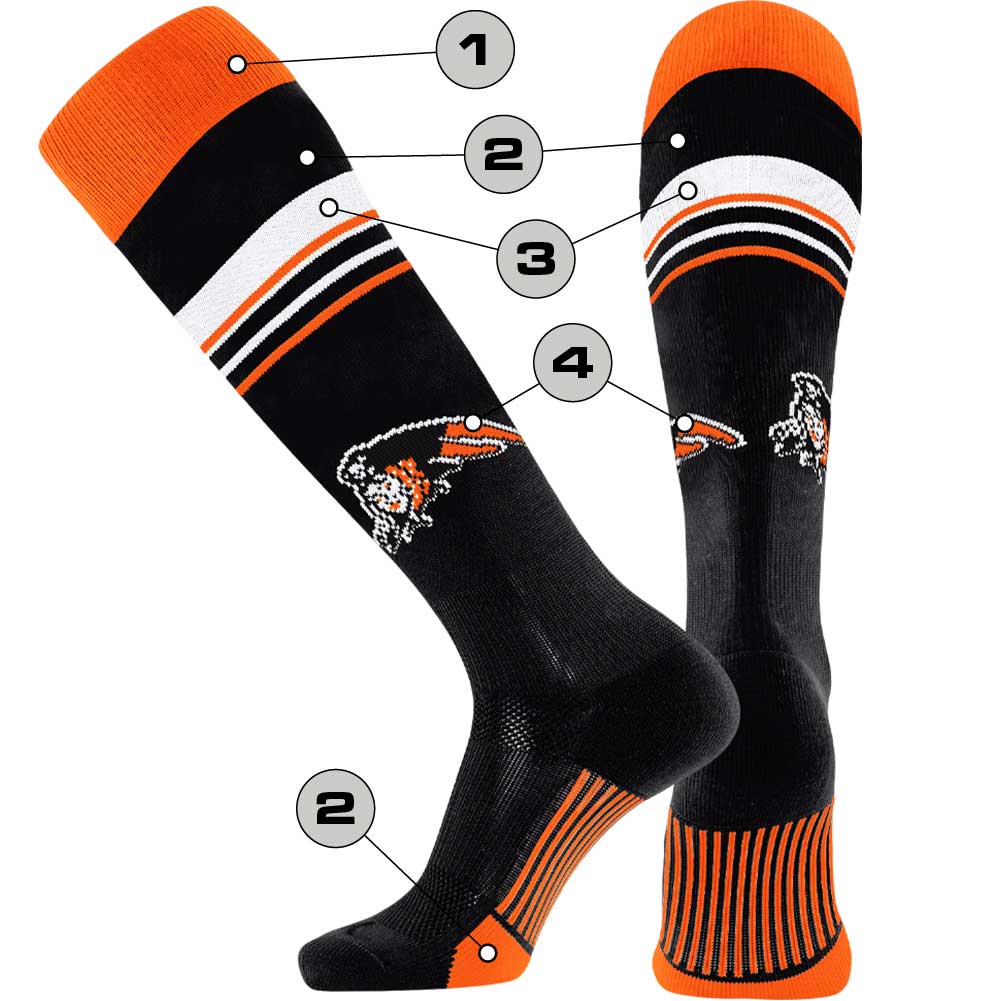 Custom Baseball Socks - Diamond Builder Pattern 3