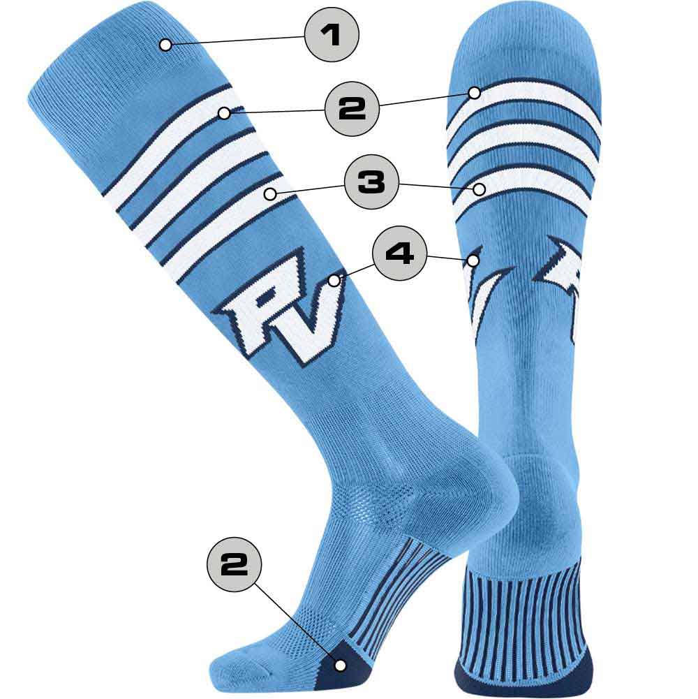 TCK Custom Baseball Socks - Diamond Builder Pattern 8