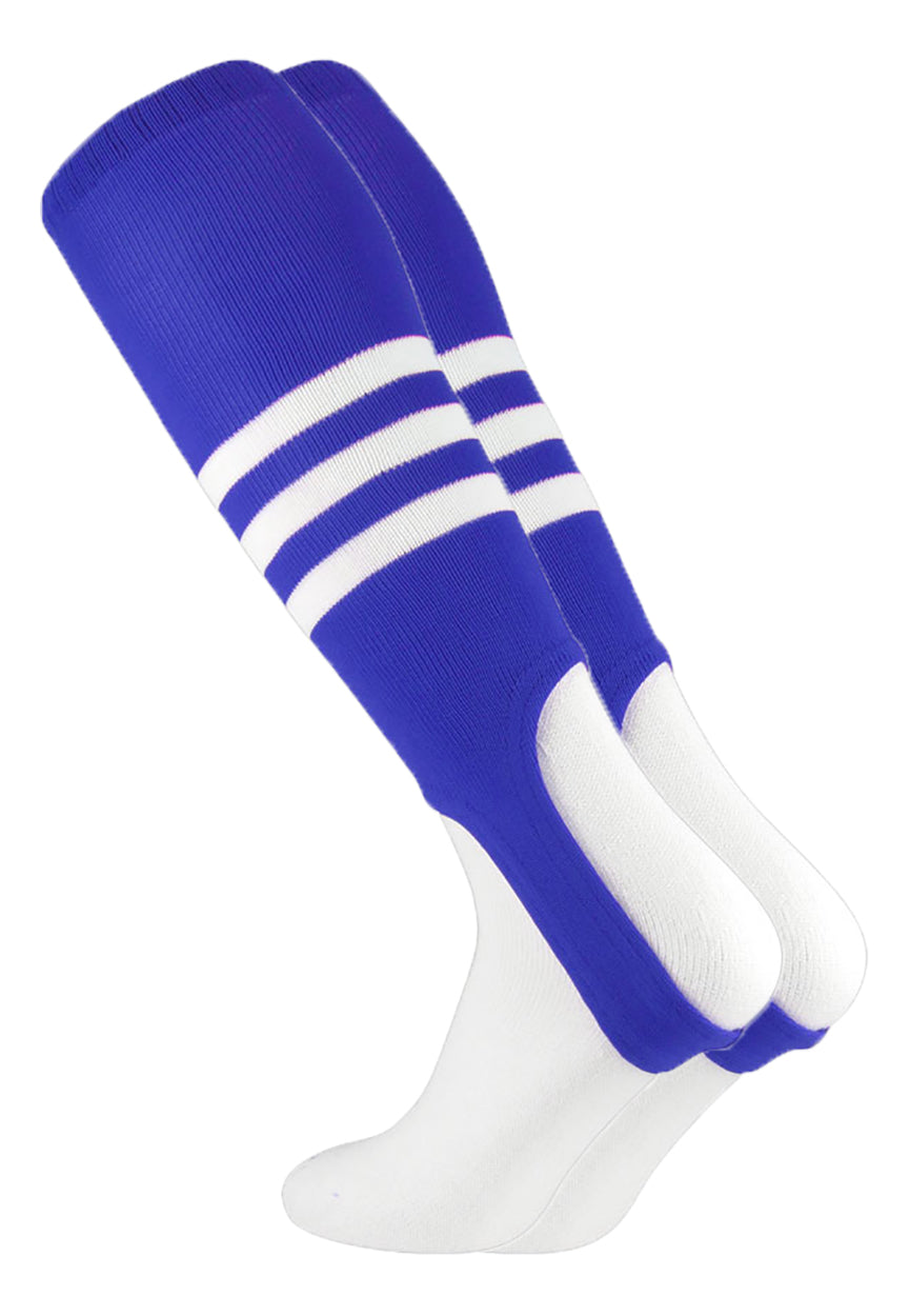 Striped Baseball Stirrups 7 Inch Pattern B
