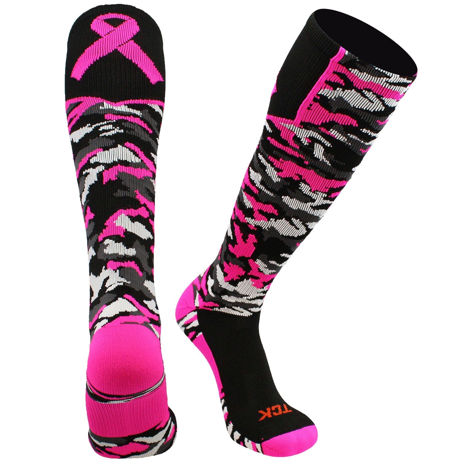 pink camo football socks