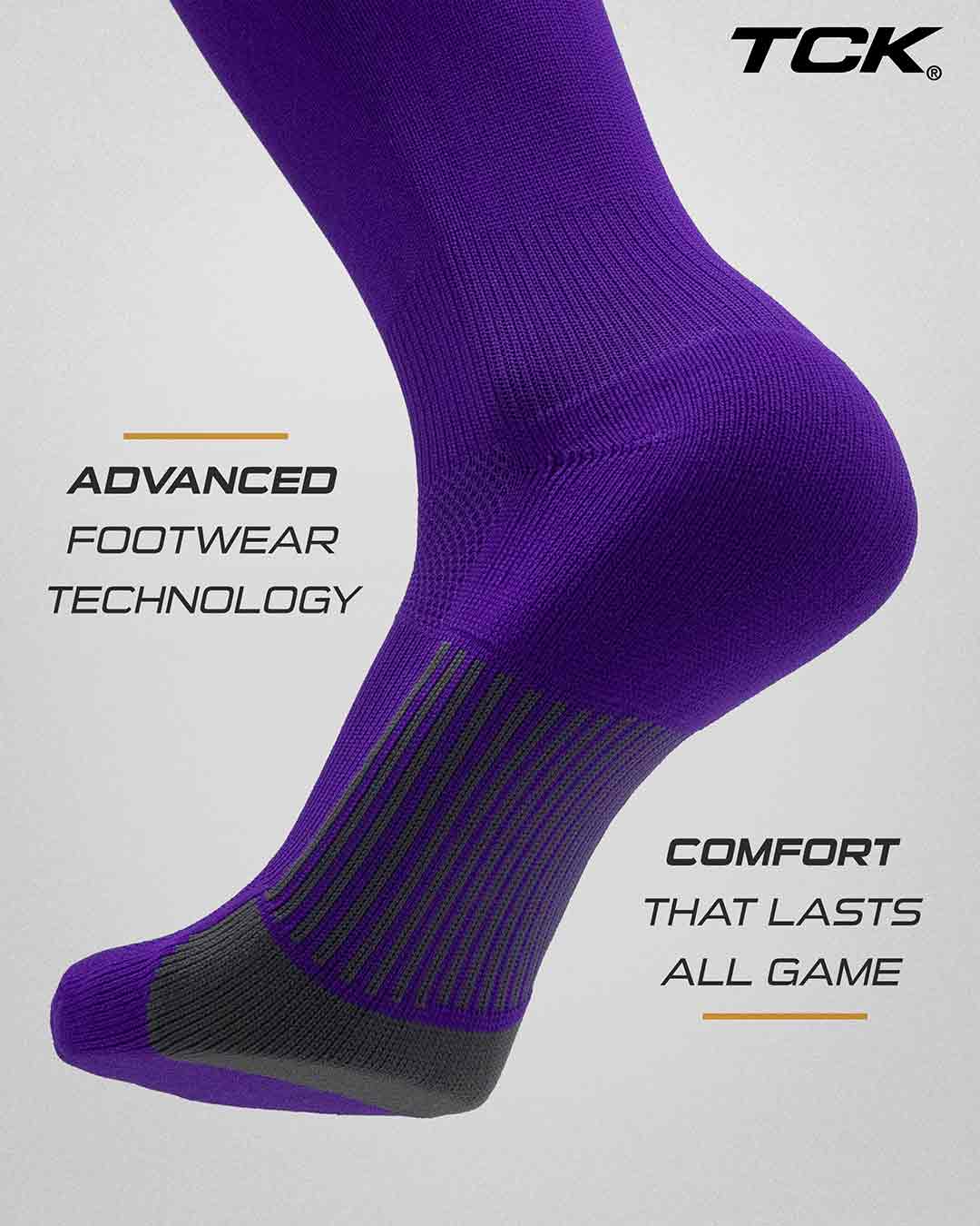 TCK Over the Knee Football & Flag Socks - Made in USA