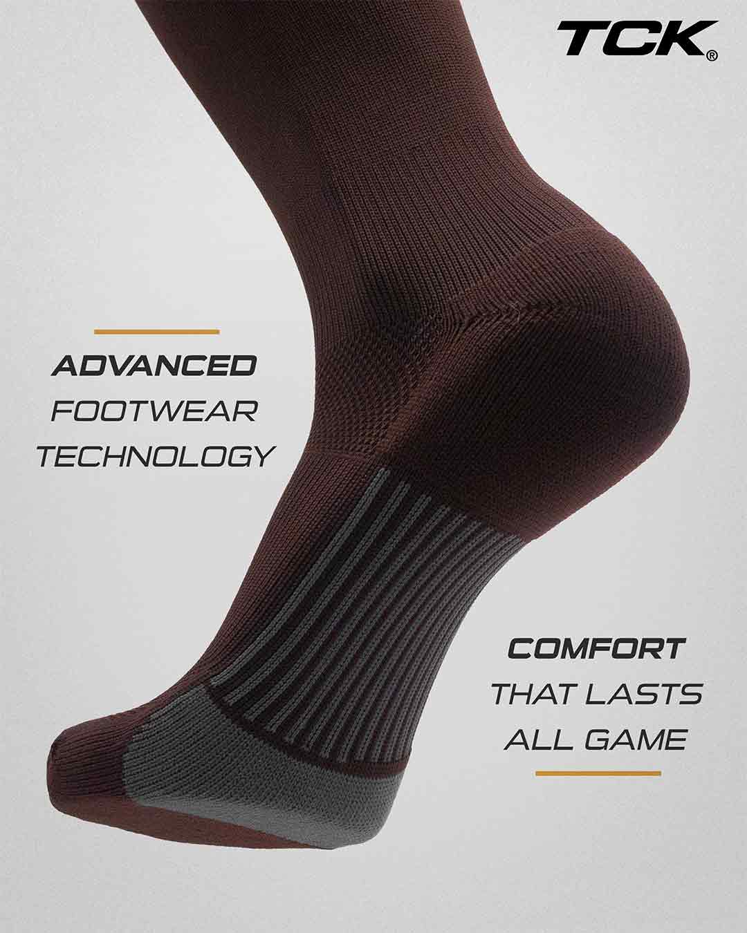 TCK Over the Knee Football & Flag Socks - Made in USA
