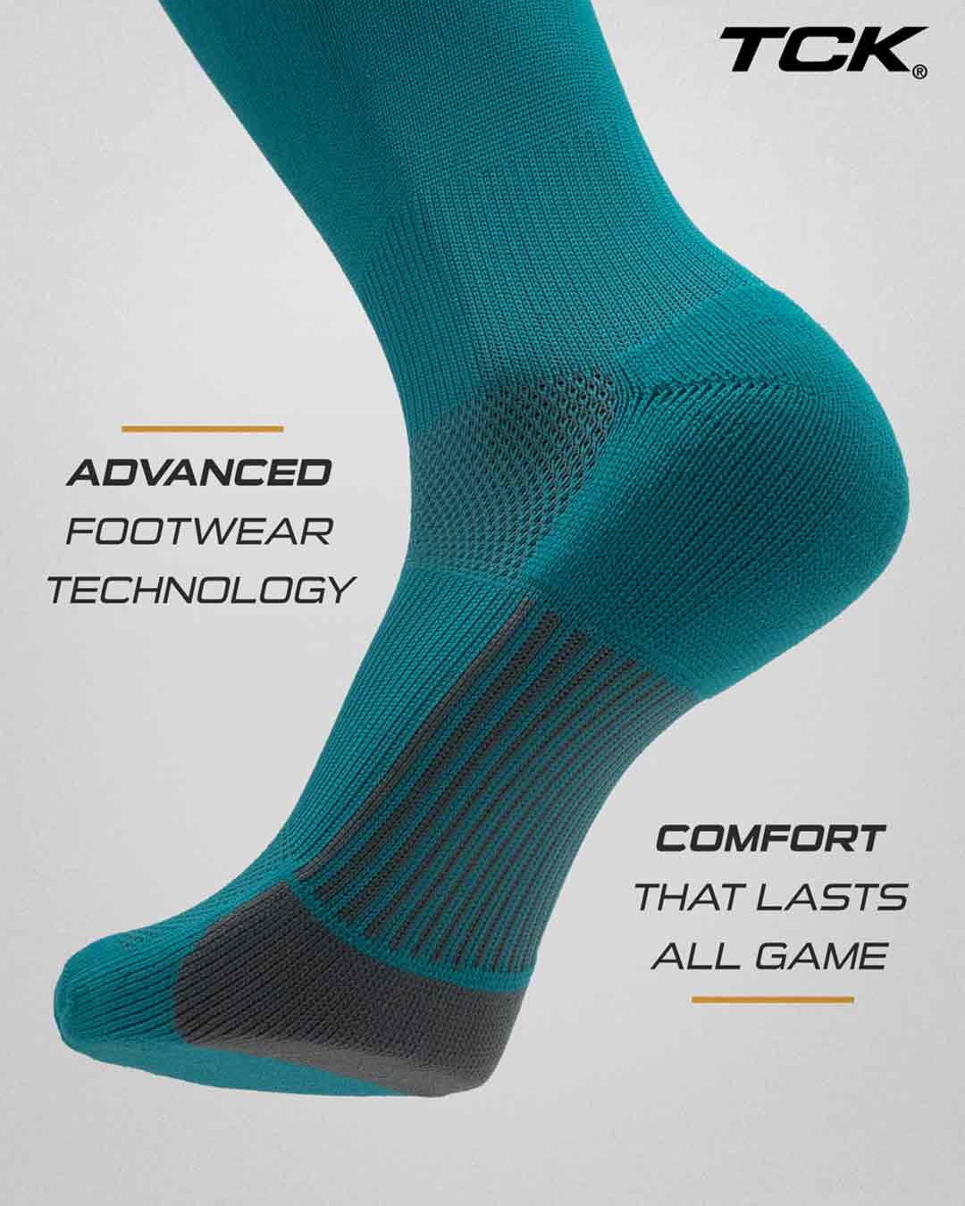 TCK Over the Knee Football & Flag Socks - Made in USA