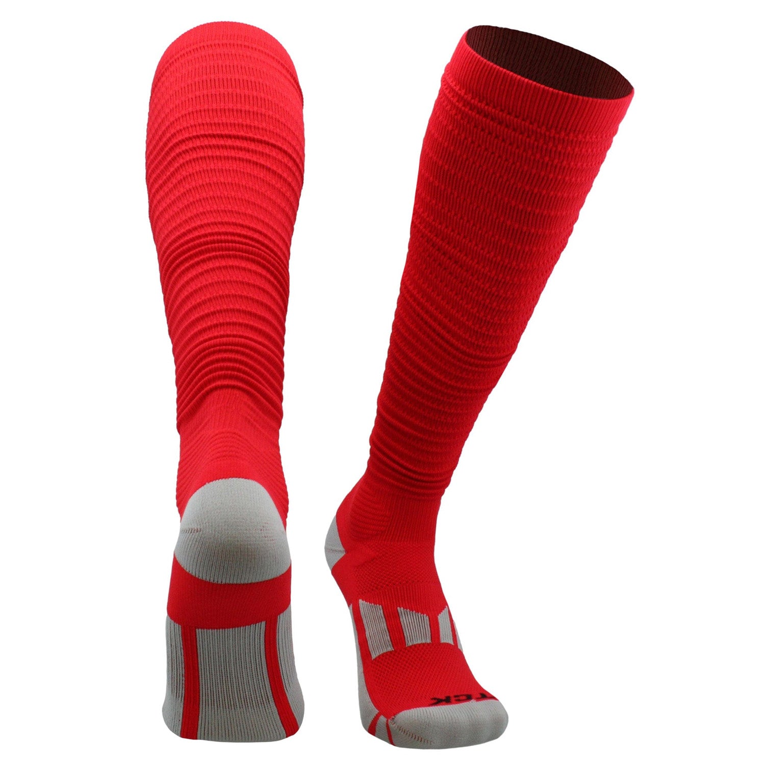 red football scrunch socks