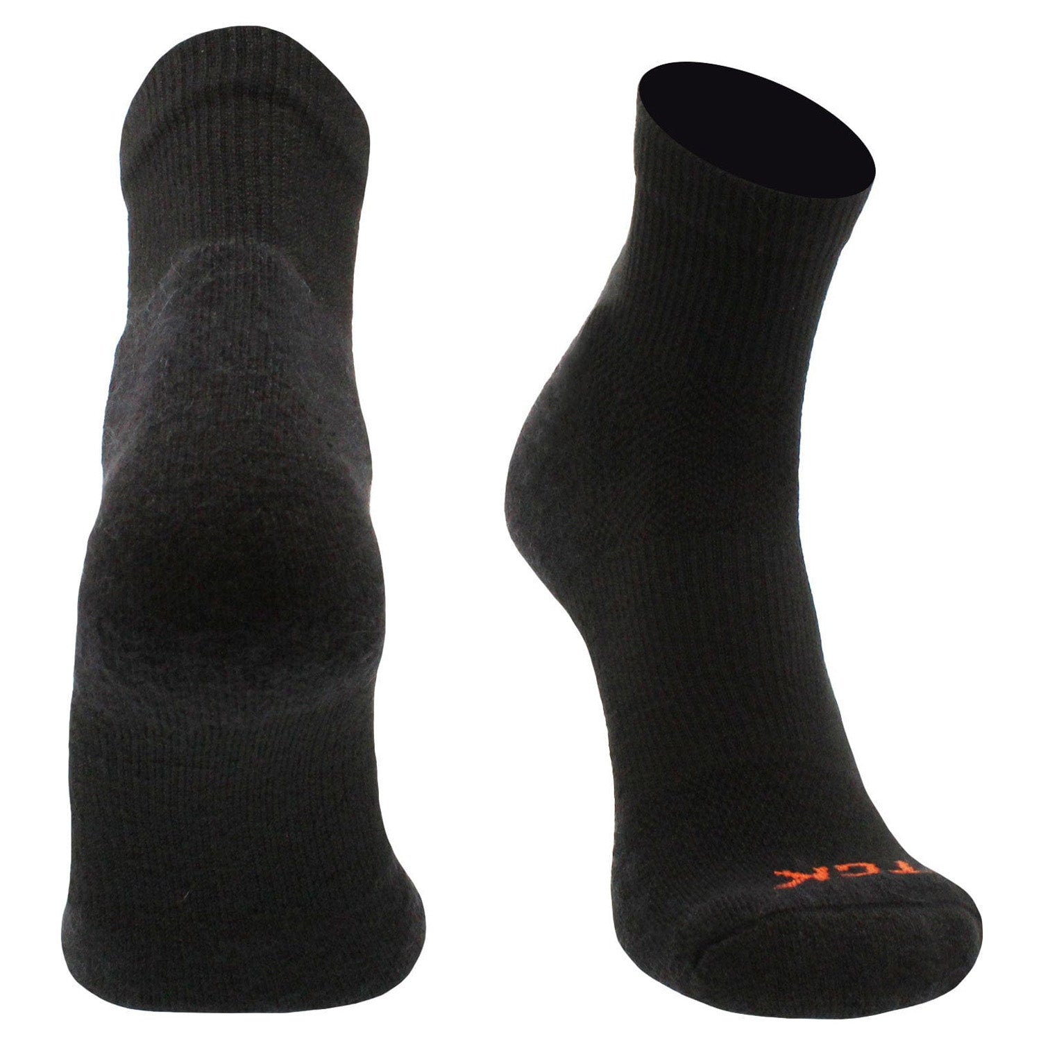 black quarter length pickleball socks