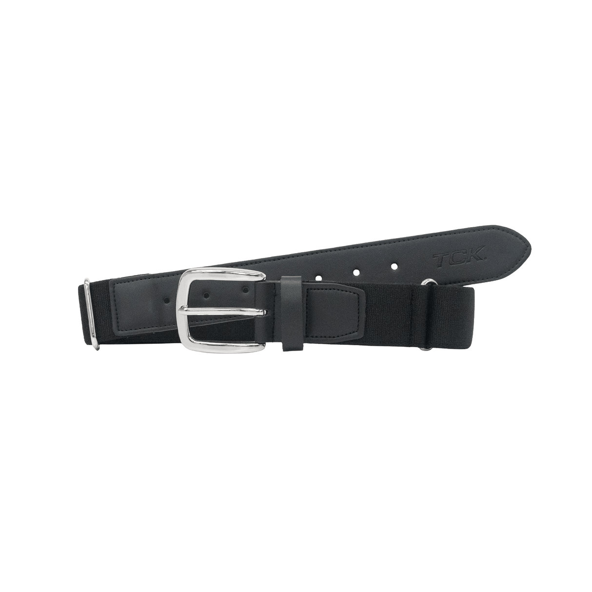 TCK Black / Adult Pro Baseball & Softball Belt | Premium Stretch Fit | Sizes for Youth & Adults
