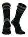 TCK Black/Grey / X-Large Striped Merino Wool Hiking Socks For Men & Women