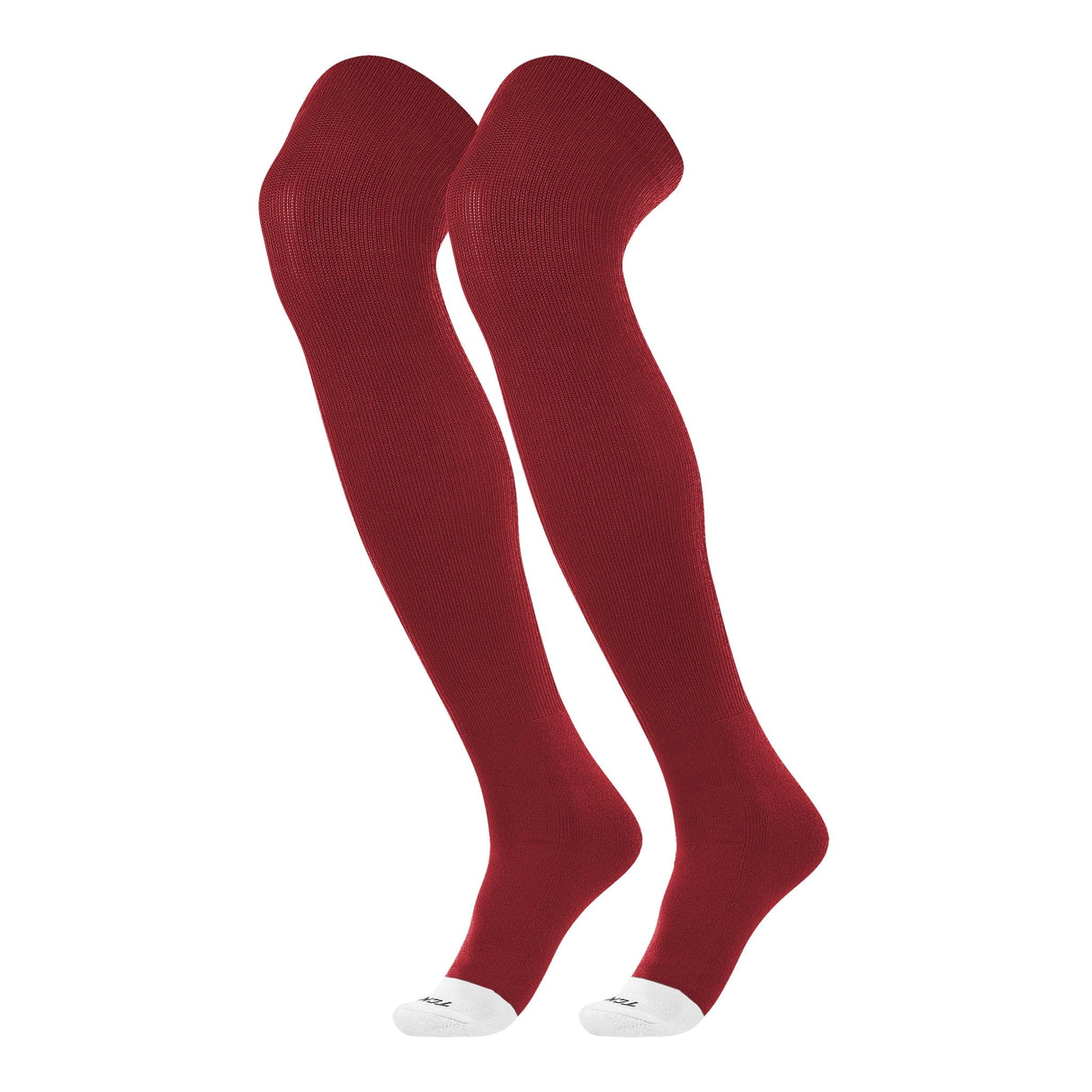 TCK Cardinal / Large Prosport - Long Over the Knee Socks for Baseball - Adult Sizes