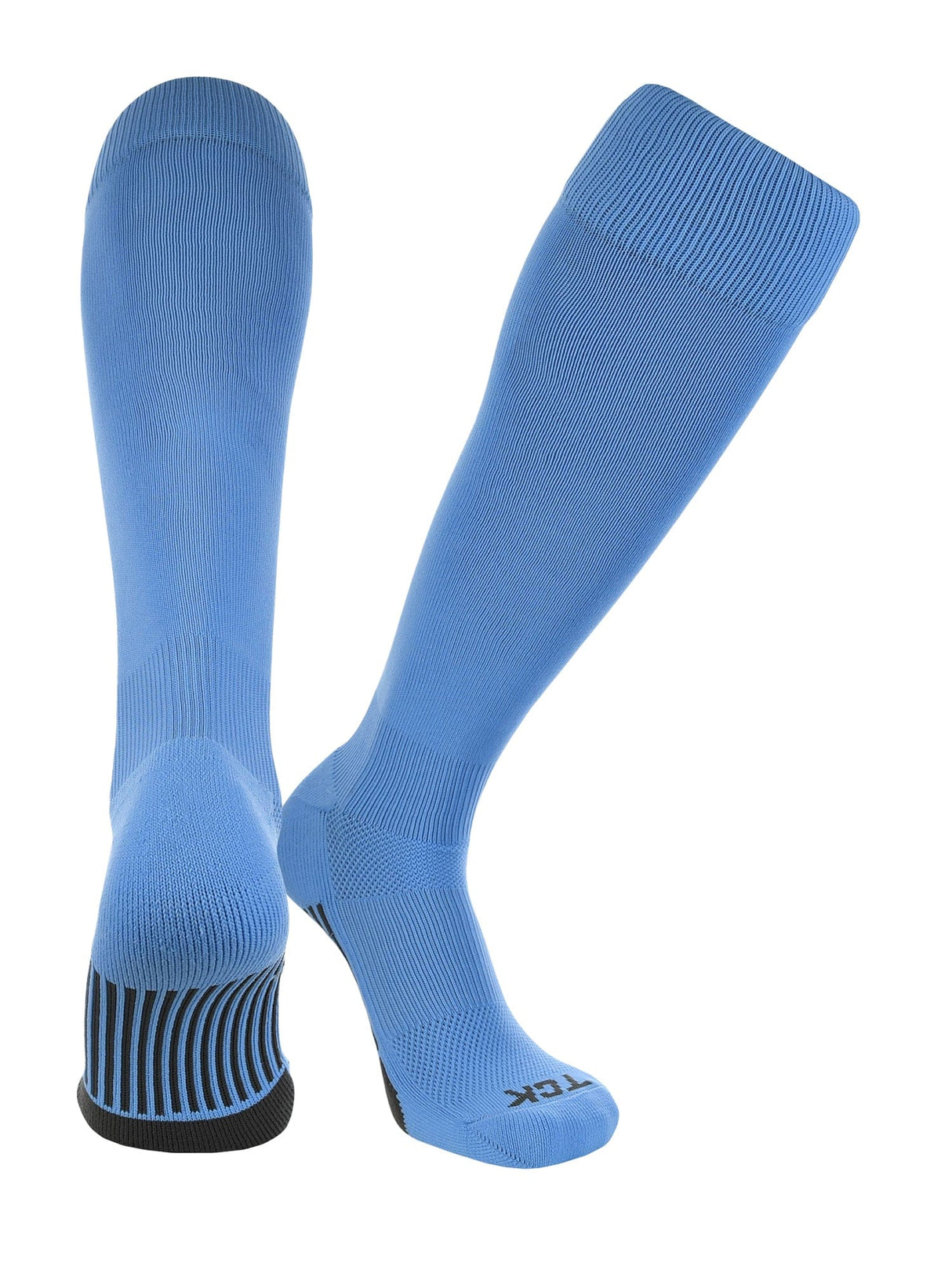 TCK Columbia Blue / Large Elite Performance Baseball Socks Dugout Solid Team Colors