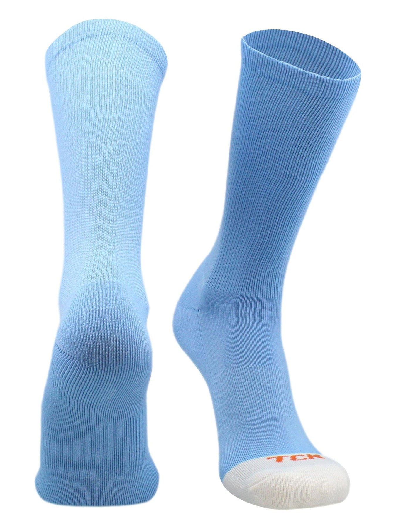 TCK Columbia Blue / Large Prosport Crew Socks - Team Colored Crew Socks For All Sports