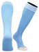 TCK Columbia Blue/White / Large Prosport Tube Socks Striped