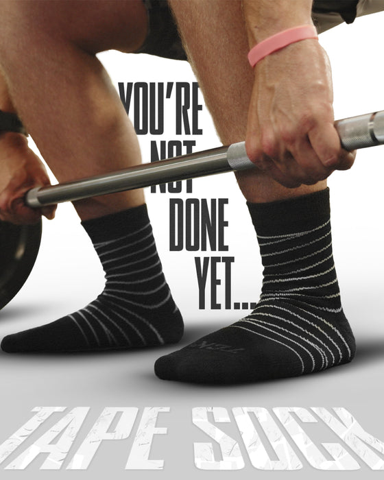 TCK Compression Tape Sock – Ankle Support for Basketball & Football | Boost Circulation & Reduce Pain