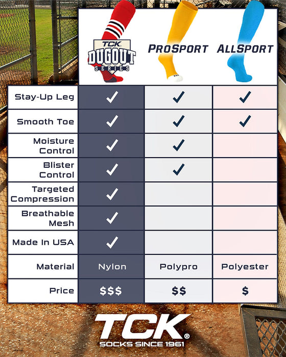 Dugout Socks For Baseball and Softball