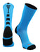 TCK Electric Blue/Black / Large Lacrosse Socks Midline Logo Crew