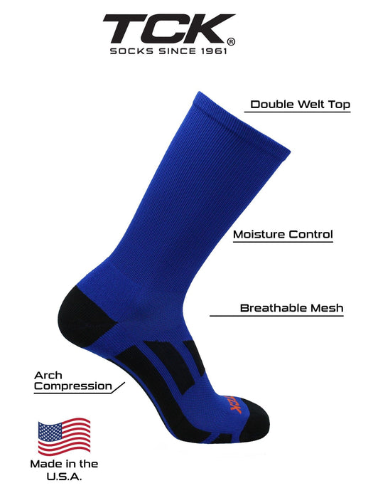 TCK Elite Performance Sports Socks 2.0 Crew Length