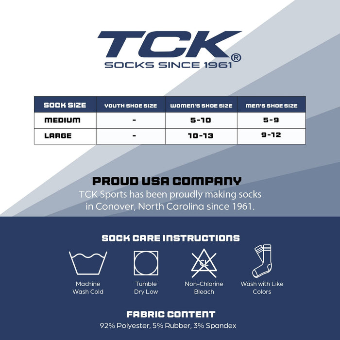 TCK 365 Everyday Athletic Crew Socks - Single Pair