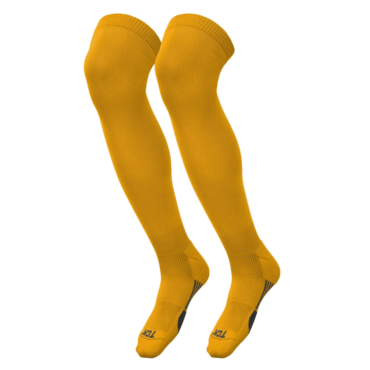 TCK Gold / Small Dugout Over the Knee Baseball Socks | Elite Athletic Sock