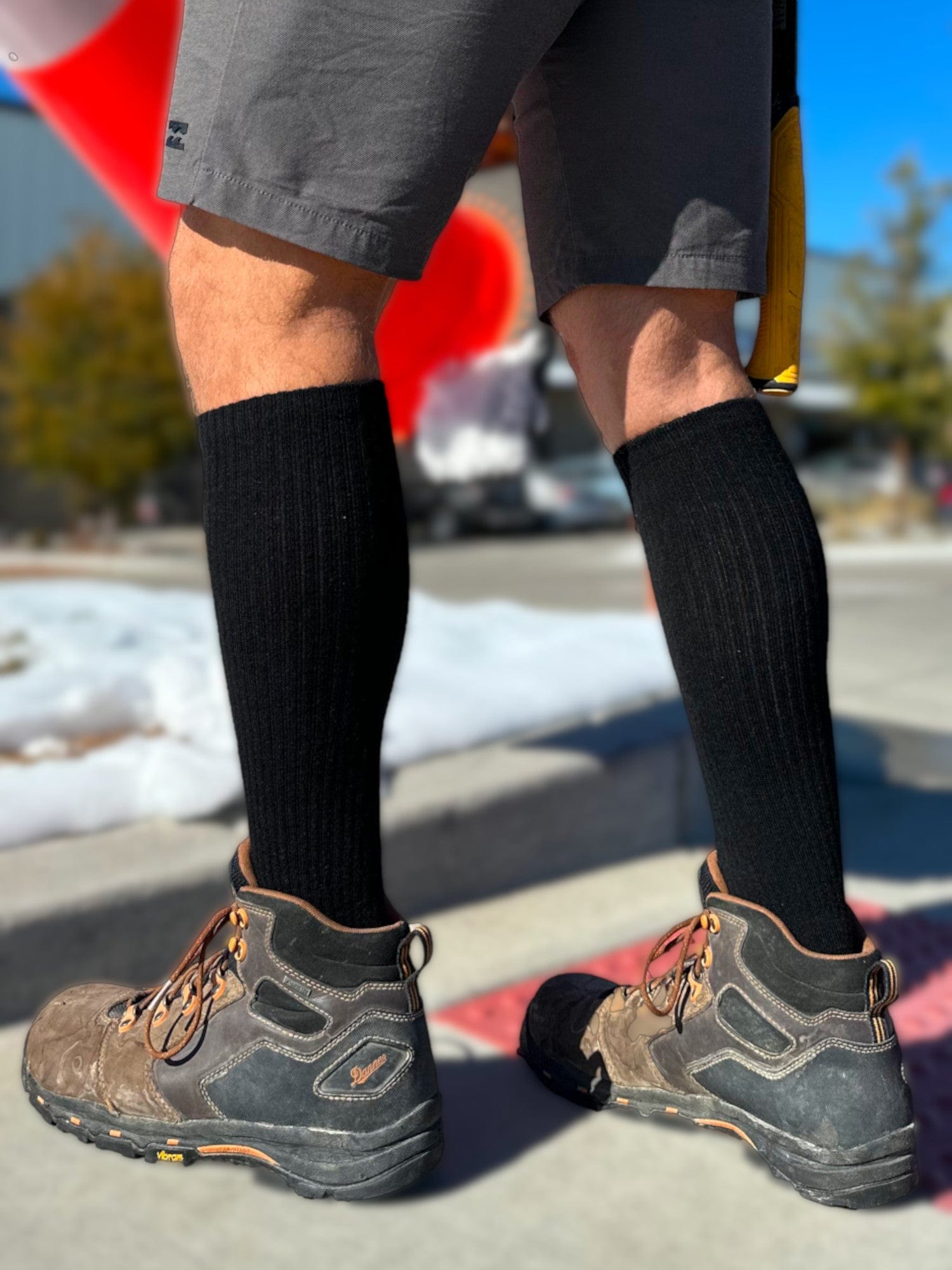 TCK Knee High Over the Calf Wool Work Socks Multi-Pack