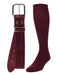 TCK Maroon / Small Softball and Baseball Belts & Socks Combo For Youth or Adults