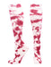TCK Maroon/White / Small Tie Dye Multisport Tube Socks Soccer Softball