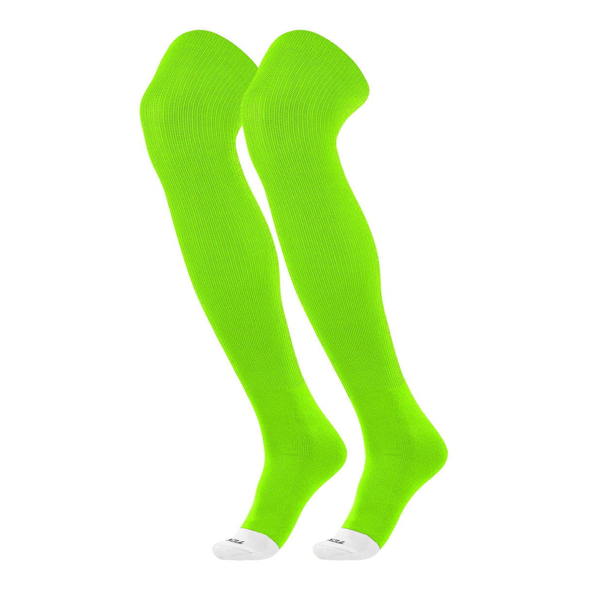 TCK Neon Green / Small Prosport - Long Over the Knee Socks for Baseball & Football - Youth Sizes