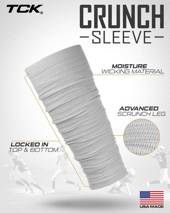 TCK Pre Scrunched Football Leg Sleeves For Men and Boys