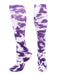 TCK Purple/White / Small Tie Dye Multisport Tube Socks Soccer Softball