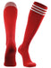 TCK Scarlet/White / Medium Finale Soccer Socks 3-Stripes