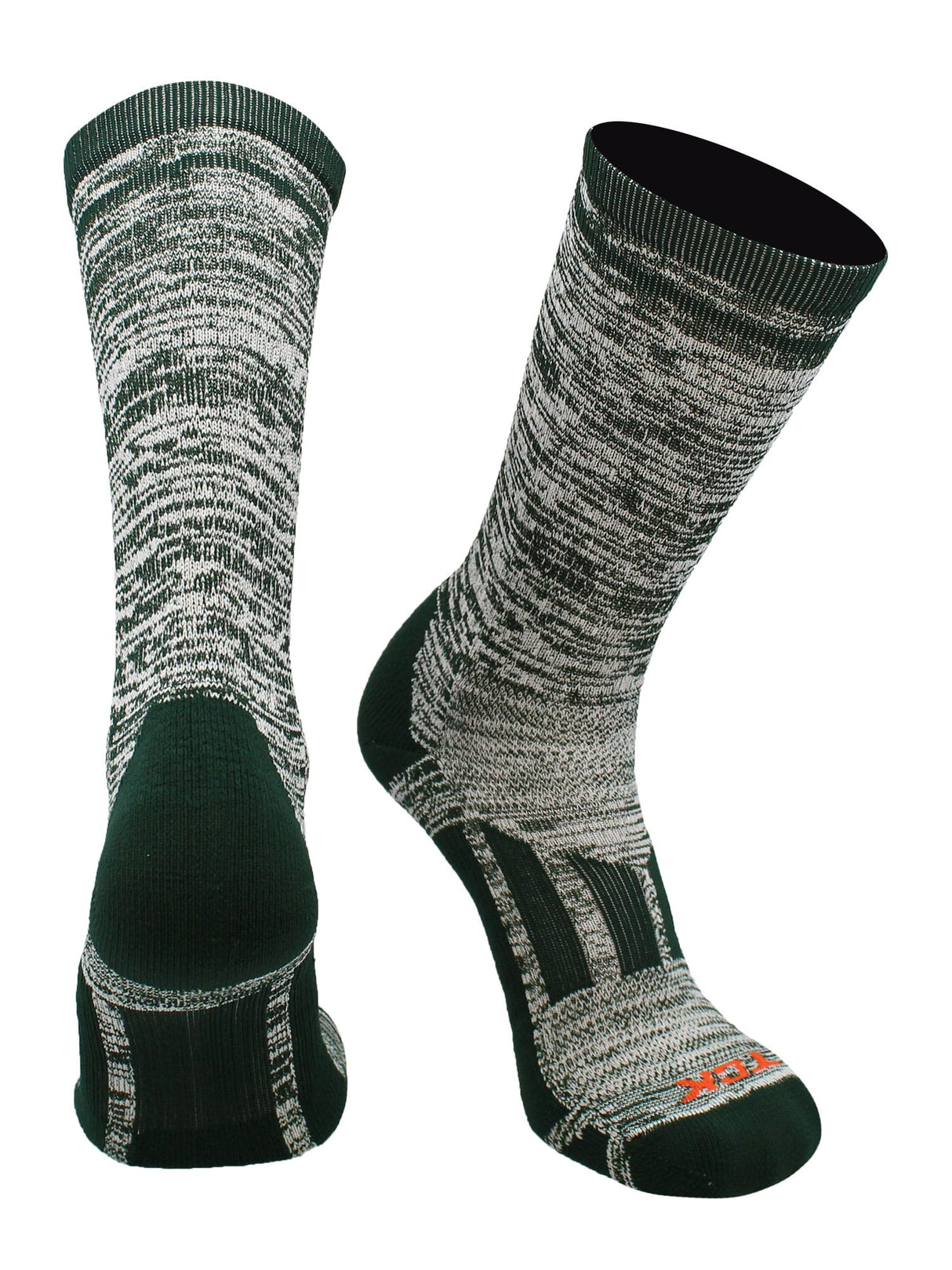 TCK Sports Heathered Crew Socks