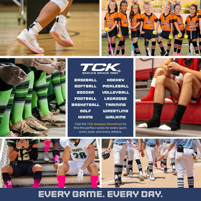 TCK 365 Everyday Athletic Crew Socks - 3 Pairs