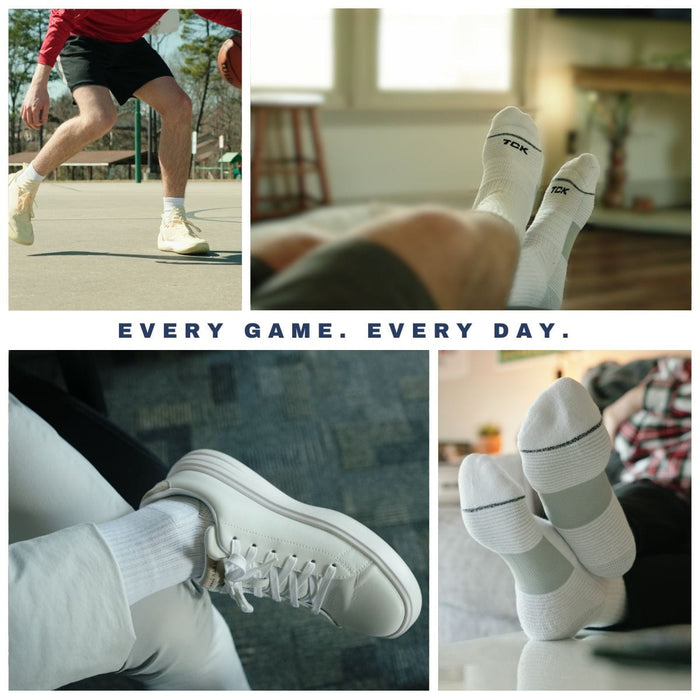 TCK 365 Everyday Athletic Crew Socks - 3 Pairs