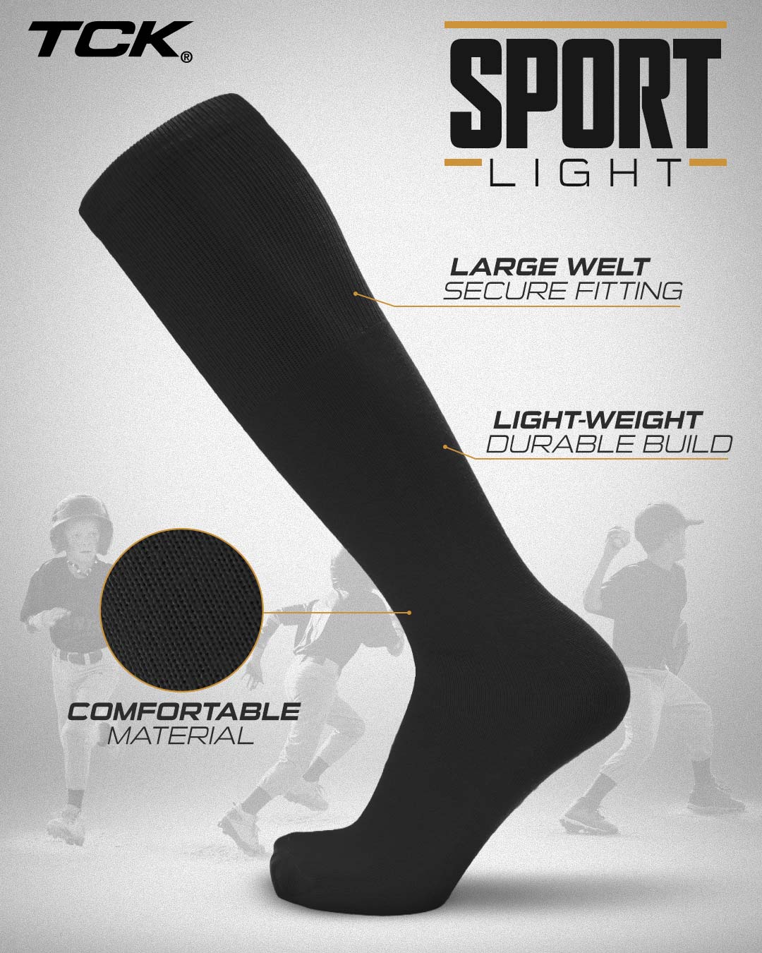 TCK TCK Sport Light - Breathable Team Athletic Tube Socks