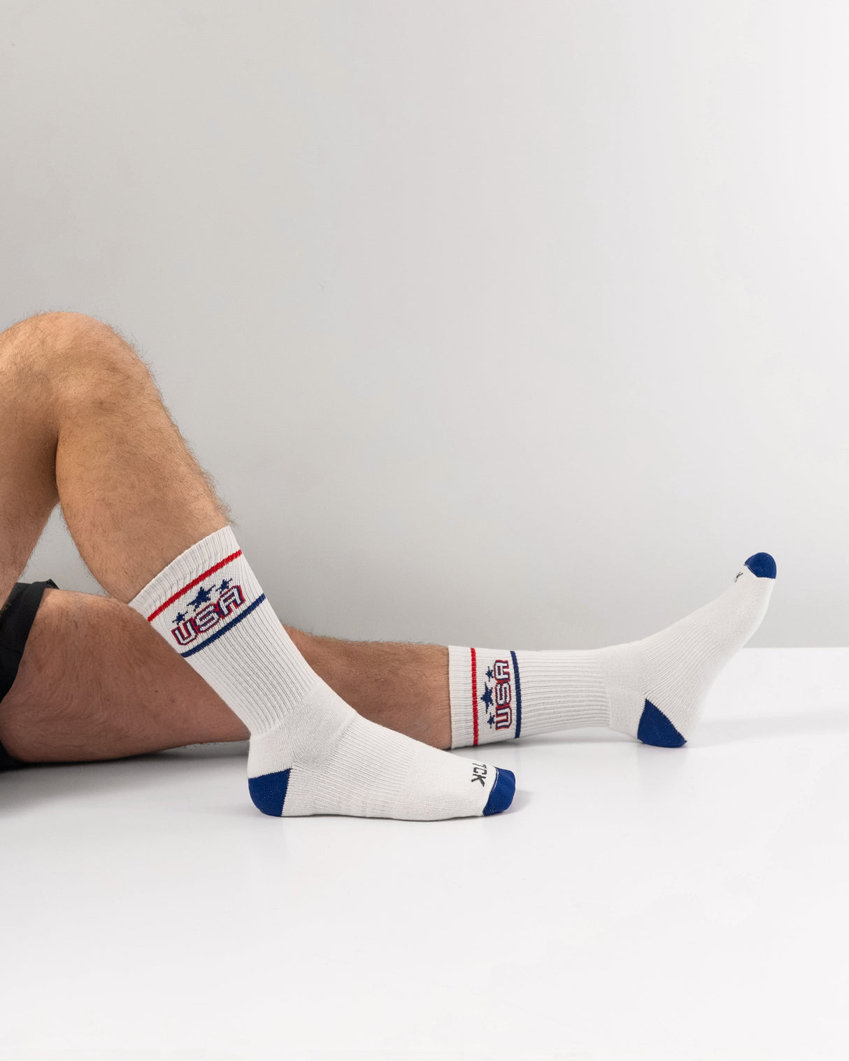 TCK TCK Vintage USA Crew Socks For Men and Women