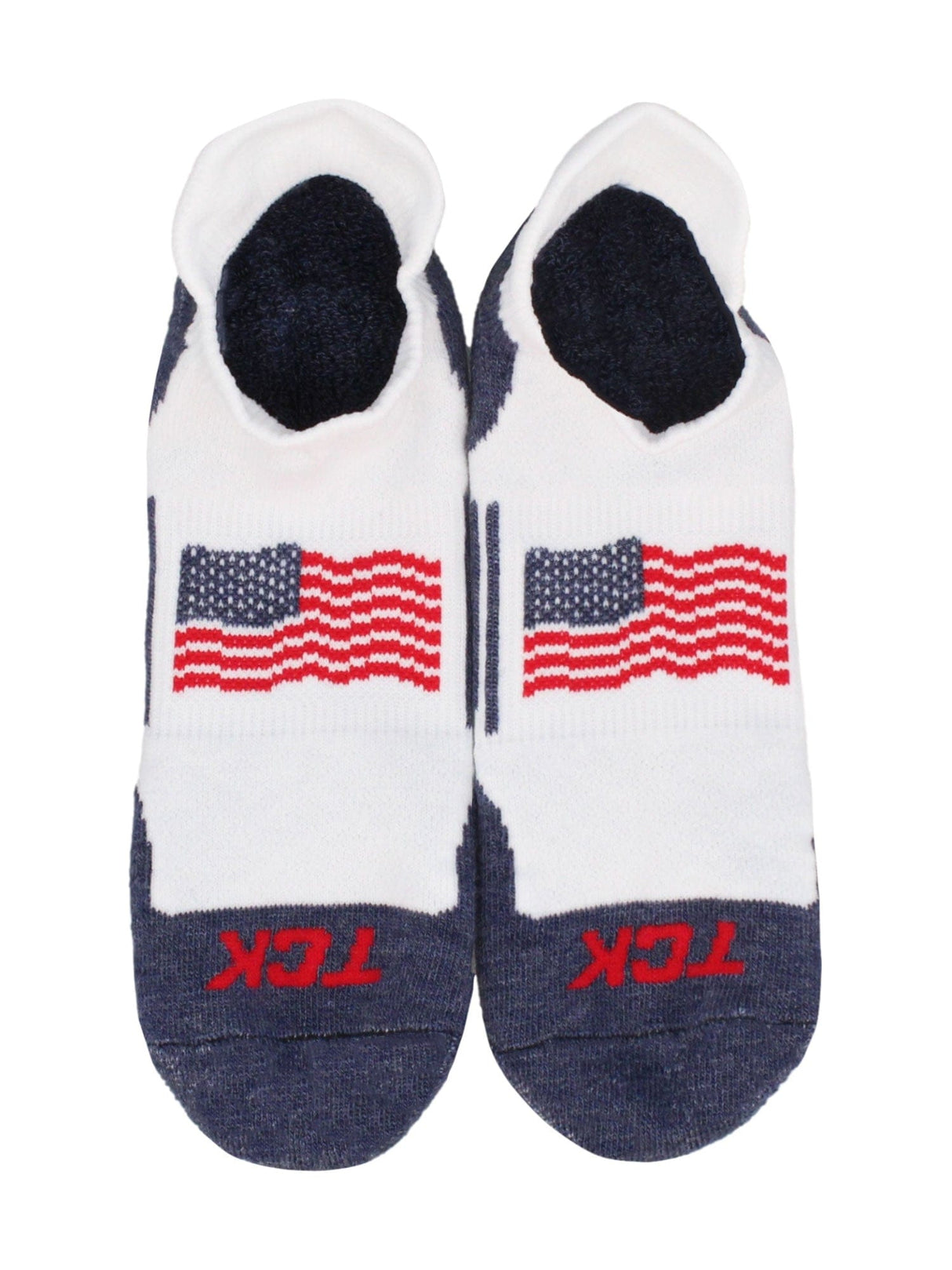 TCK Tour USA No Show Socks for Men & Women - Premium Sports Sock