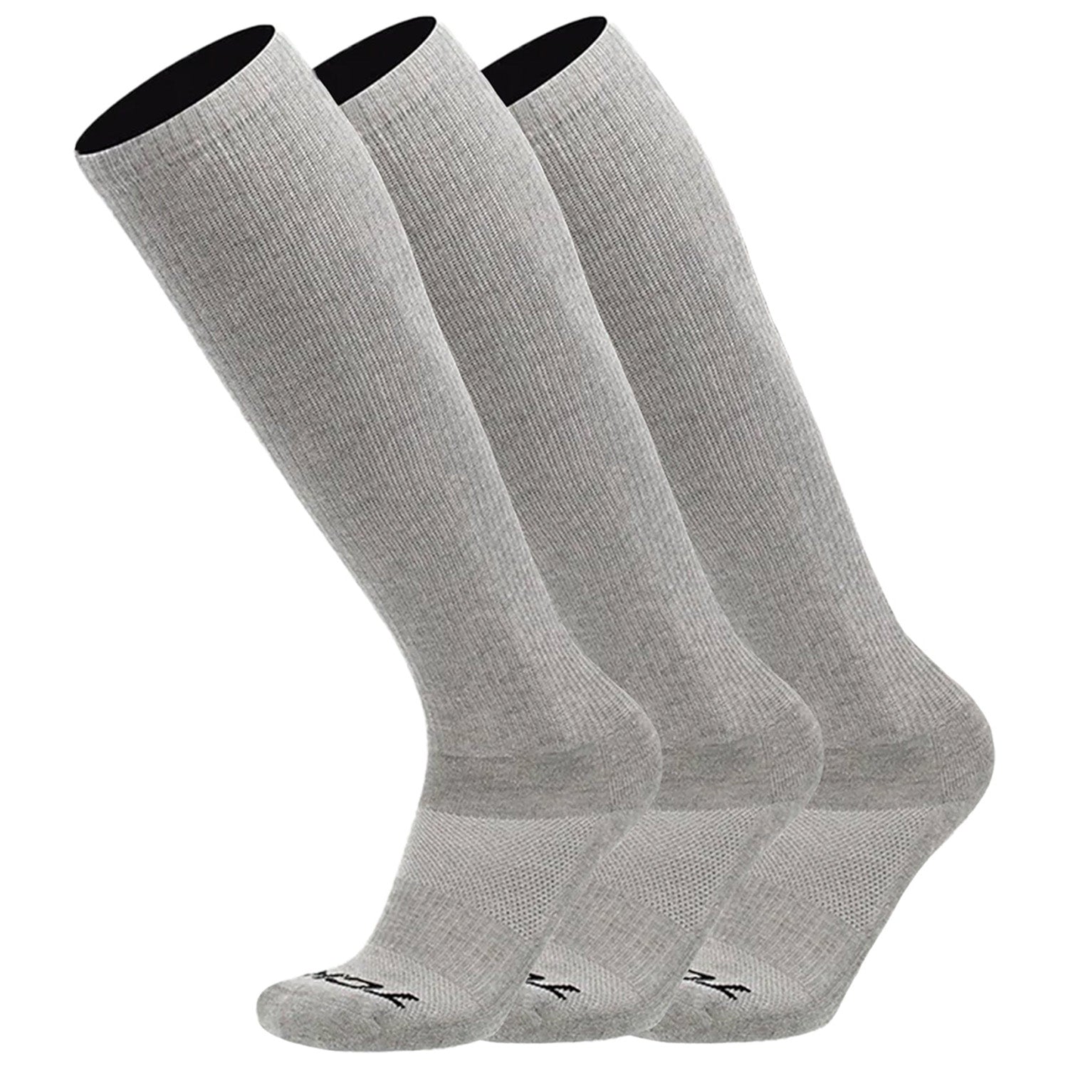 long grey work socks