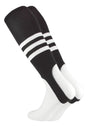Striped Baseball Stirrups 7 Inch Pattern B