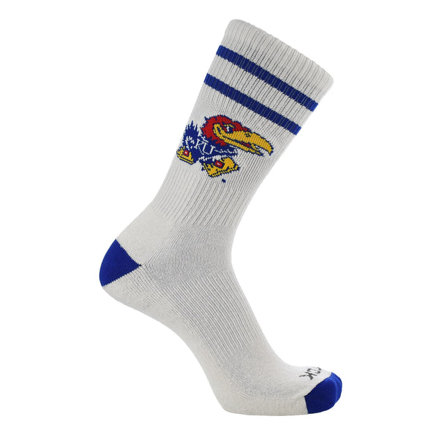 Kansas Jayhawks Socks NCAA Socks For Men and Womens Soft Cotton Sock