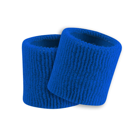 Royal – 3.5" Made in USA Performance Terry Wristbands (Pair)