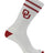 Oklahoma Sooners Socks - Vintage Striped, NCAA Licensed (Large)