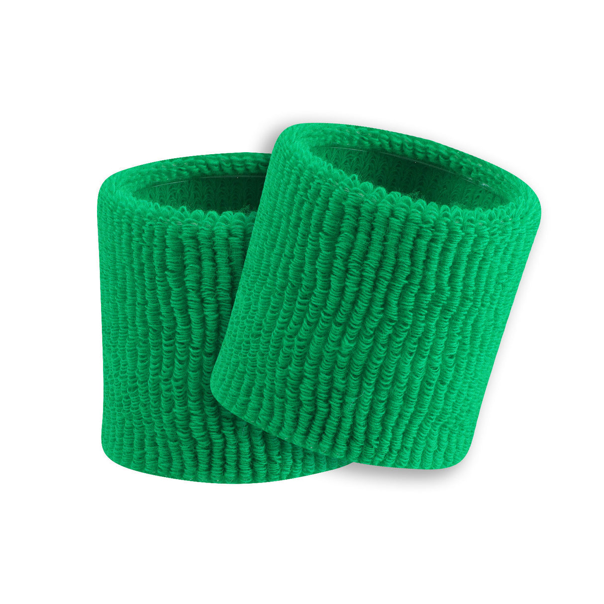 Lime – 3.5" Made in USA Performance Terry Wristbands (Pair)