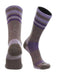 Striped Merino Wool Hiking Socks For Men & Women