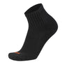 Chase Cotton Quarter Crew Socks (Black, Large)