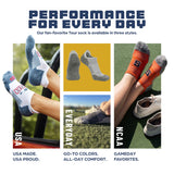 The Tour Golf Socks for Men and Women's No Show