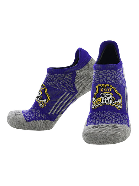 East Carolina Pirates No Show Tour Socks