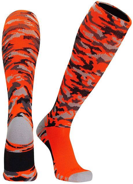Elite Long Sports Socks Woodland Camo Over the Calf