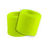 Neon Yellow – 3.5" Made in USA Performance Terry Wristbands (Pair)