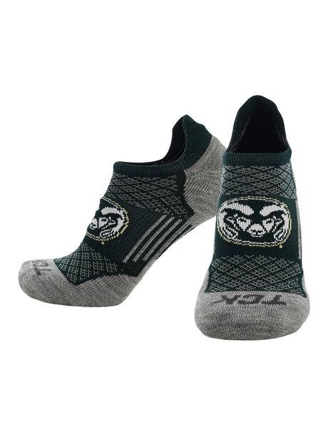 Colorado St. Rams No Show Tour Socks