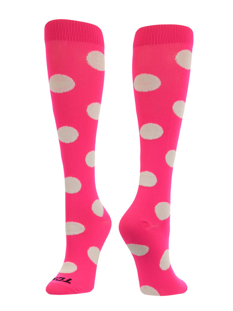 Krazisox Polka Dot Over The Calf Socks